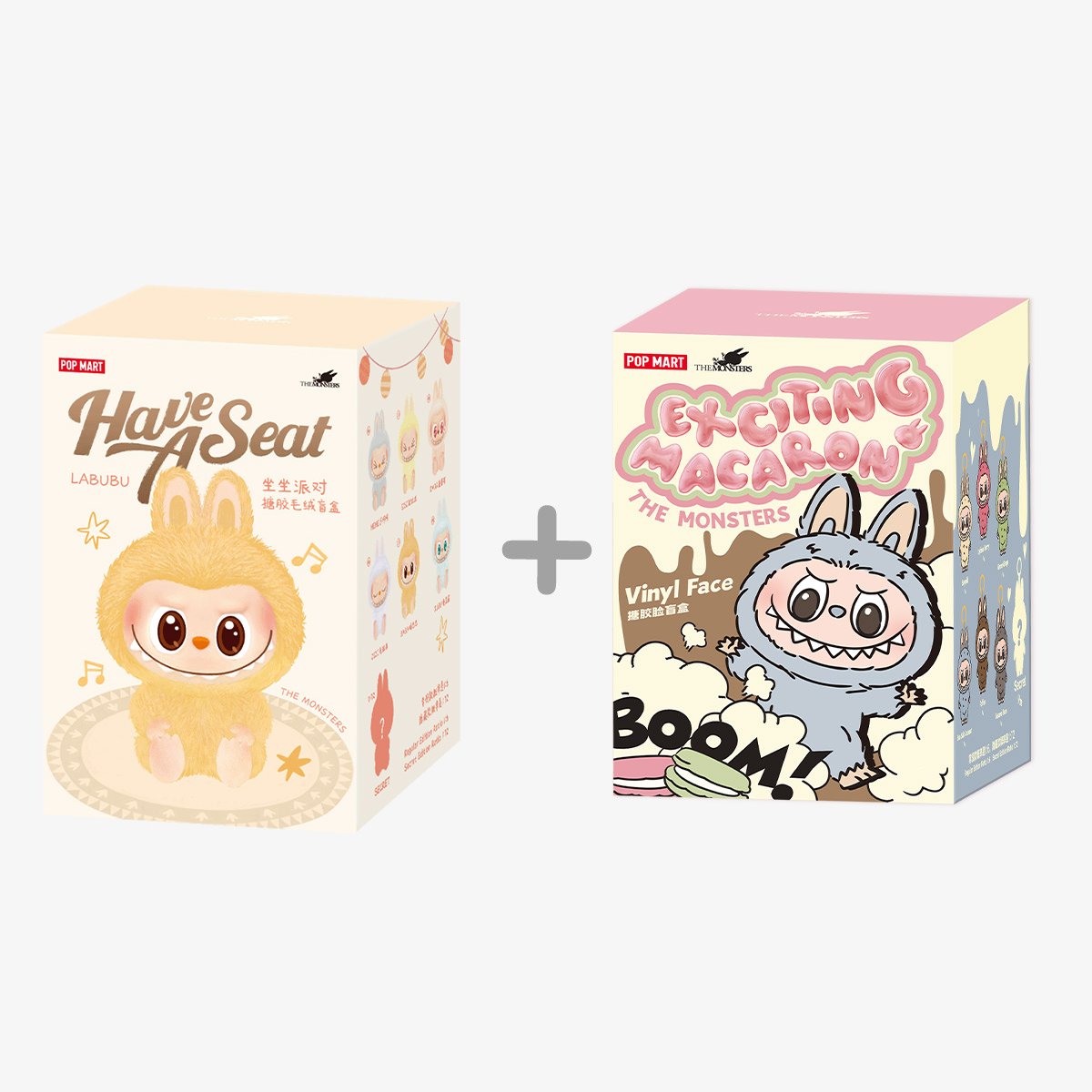Labubu em Pé + Labubu Sentado por R$ 499