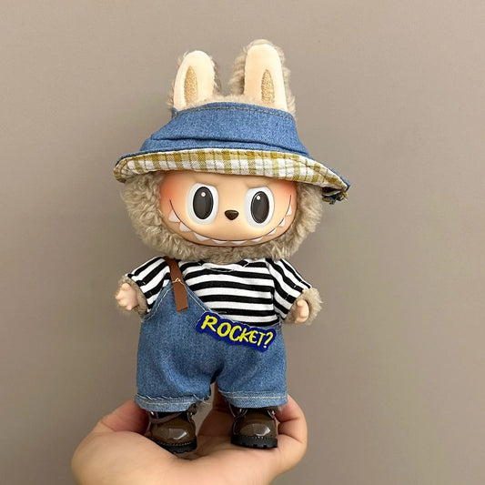 Conjunto | Macacão jeans + Chápeu